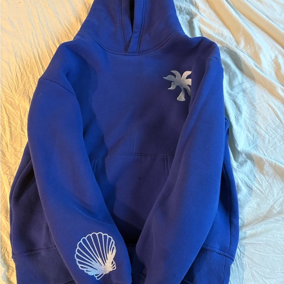 Pink Palm Puff hoodie in good shape! - Picture 1 of 2